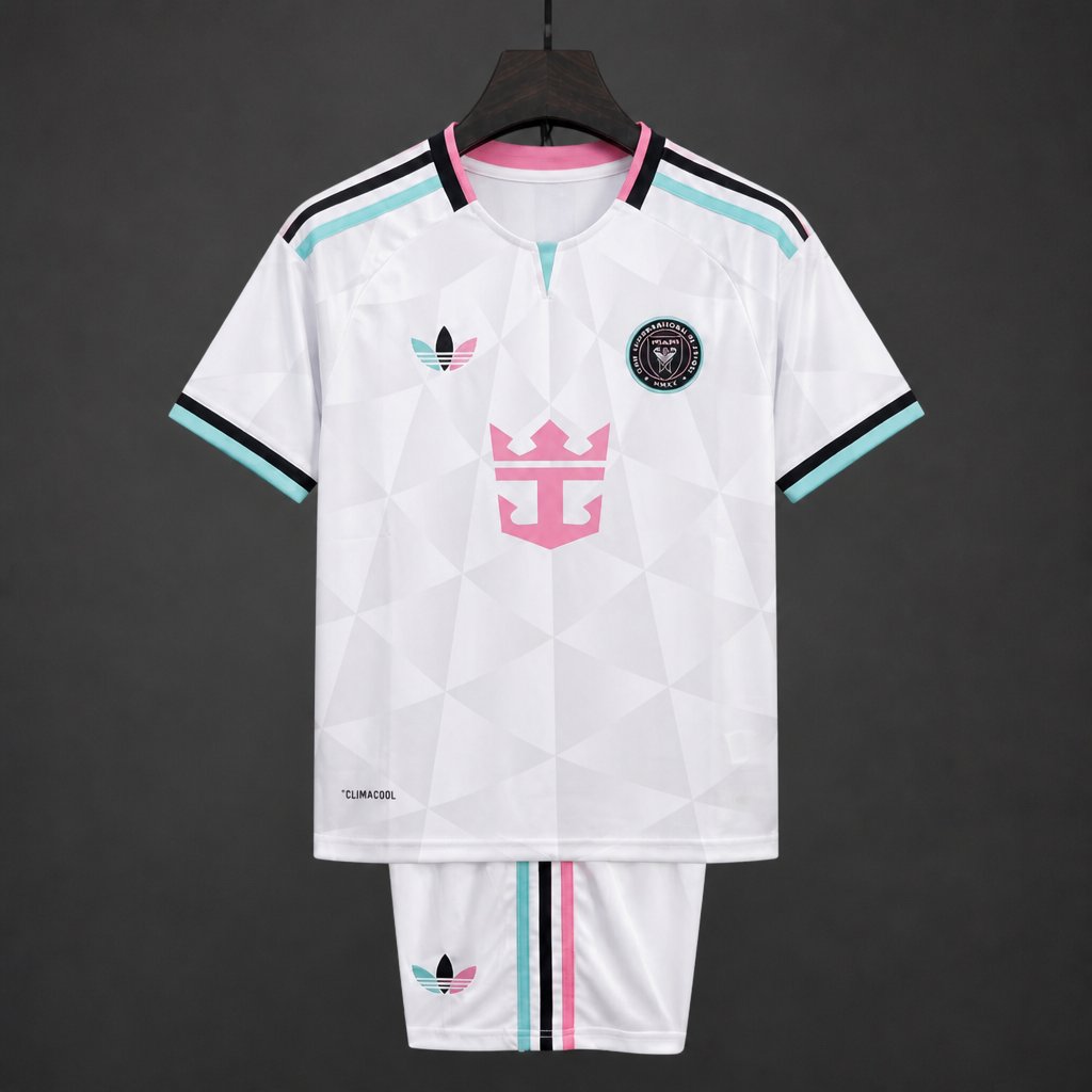 2026 Kids Kits Inter Miami Third White Jersey