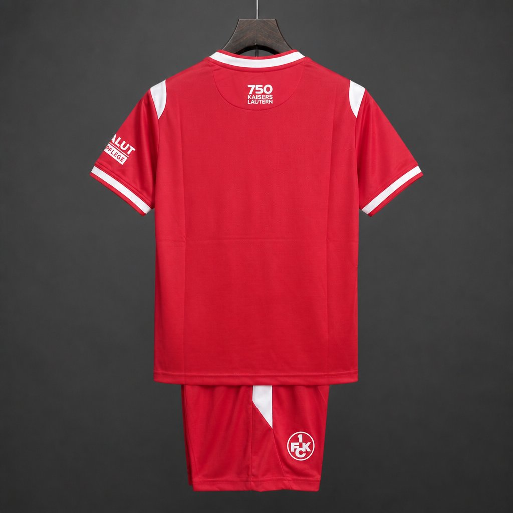 26/27 Kids Kaiserslautern Home Red Jersey Kit