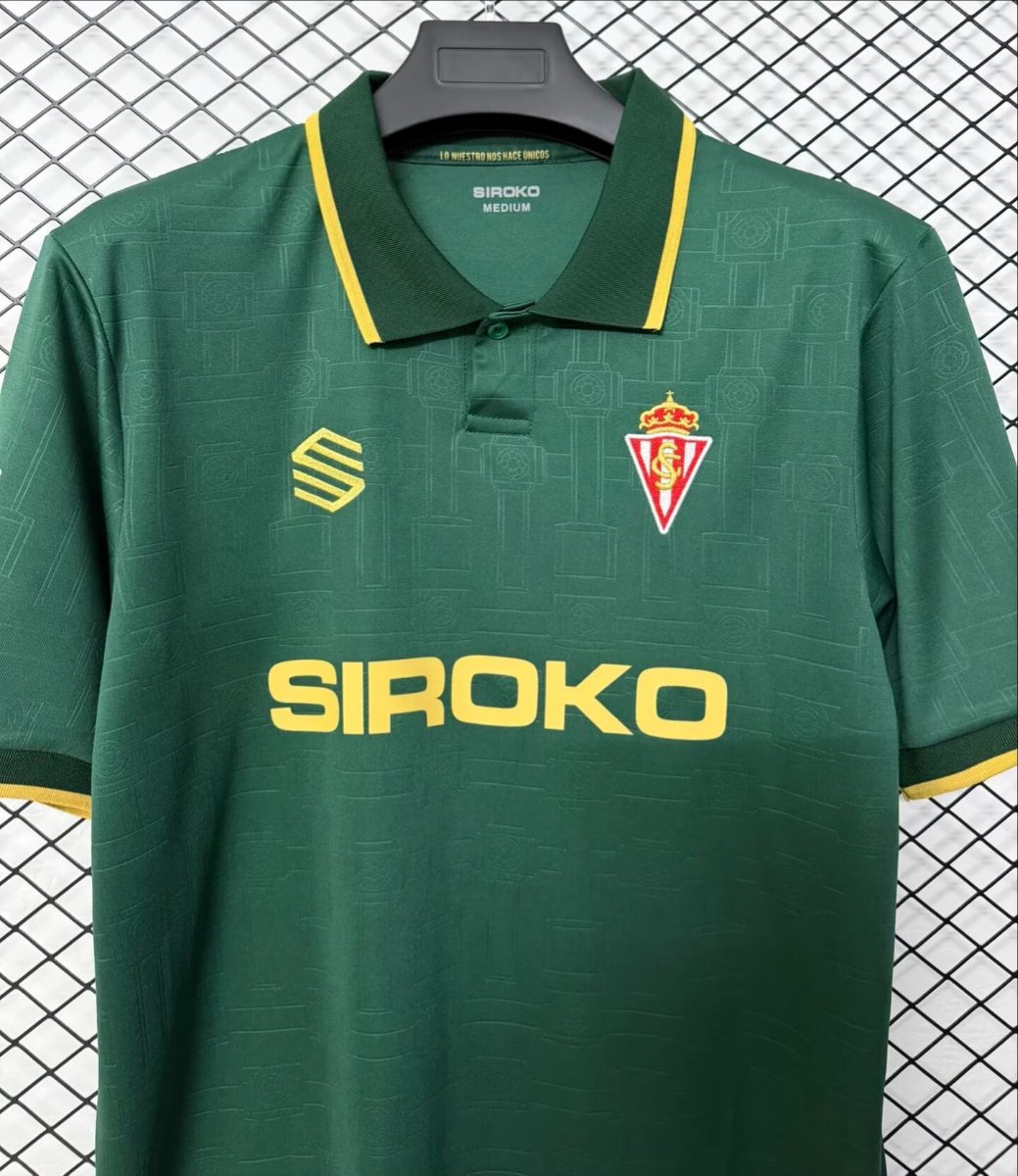 26/27 Sporting de Gijon Away Green Jersey