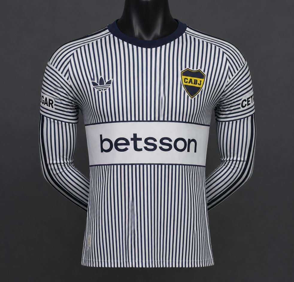 Player Version 26/27 Boca Juniors Away Long Sleeve Jersey