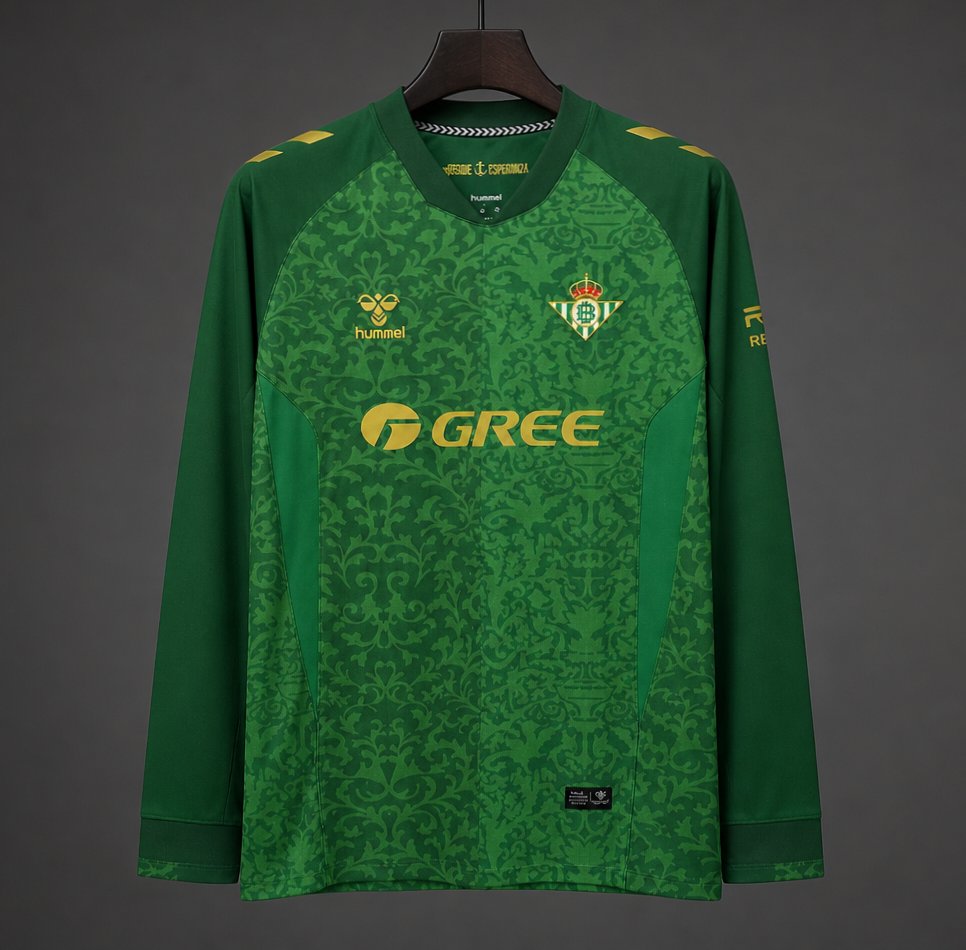 26/27 Real Betis Away Long Sleeve Green Jersey