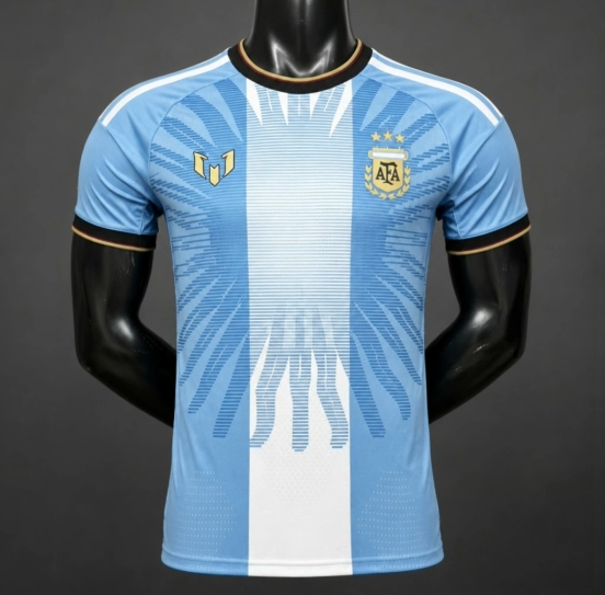 Player Version Argentina Messi Tribute Blue Jersey
